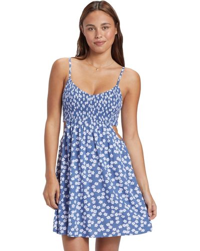 Roxy Hot Tropics Mini Dress - Blue
