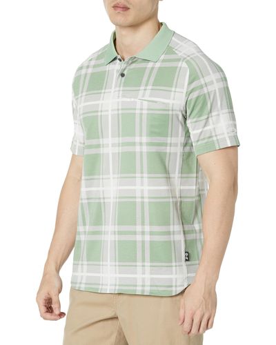 Oakley Sand Stripe Pocket Golf Shirt - Green