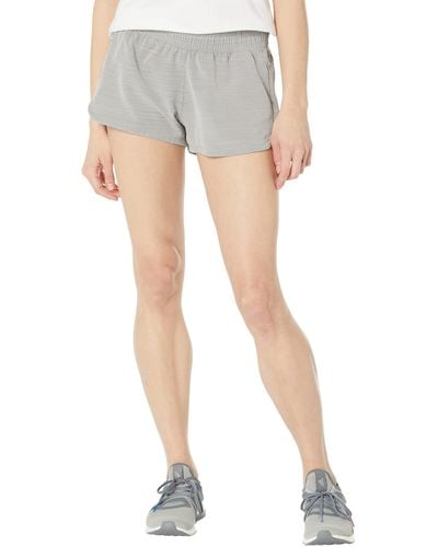 adidas Pacer 3-stripes Woven Heather Shorts - Gray