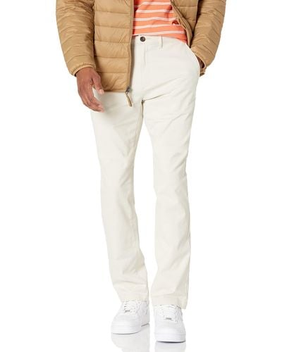 Amazon Essentials Pantalon Chino Extensible - Blanc