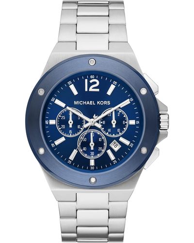 Michael Kors Silver Watch for Men Mens Fashion Watches  Accessories  Watches on Carousell