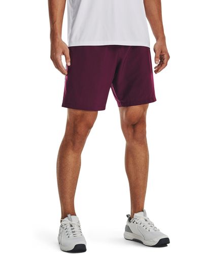 Under Armour Woven Graphic Shorts, - Purple