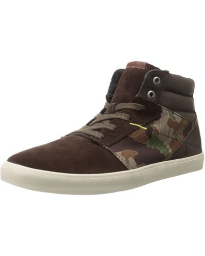Volcom Grimm Mid Fashion Sneaker,camouflage,7.5 M Us - Brown