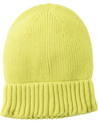 Amazon Essentials Ribbed Cuffed Knit Beanie - Yellow