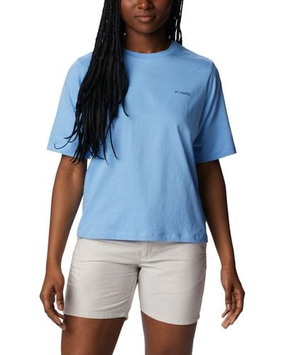 Columbia Bramley Bay Relaxed Tee T-shirt - Blue