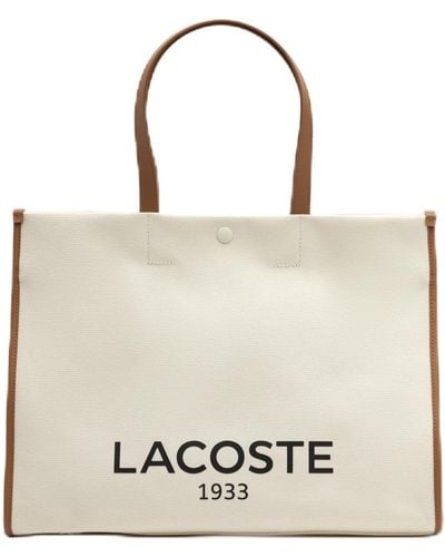 Lacoste Large Shopping Bag - White