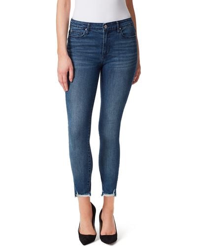 Jessica Simpson Size Adored Curvy High Rise Ankle Skinny - Blue