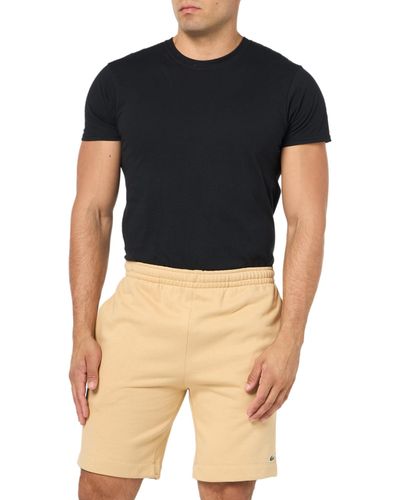 Lacoste Solid Shorts Mm - Natural