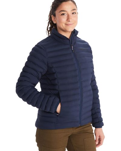 Marmot Women's Echo Featherless Jacket - Lightweight, Down-alternative Insulated Jacket, Arctic Navy, Small - Blue