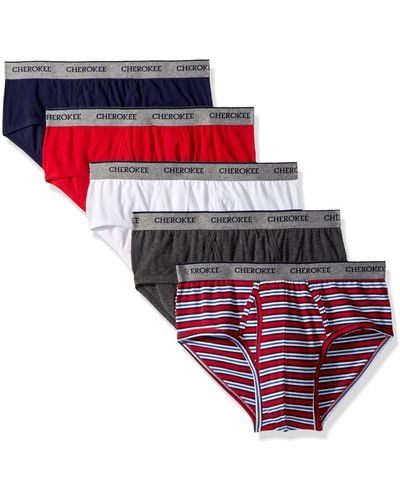 CHEROKEE Classic Brief 5 Pack Underwear - Red
