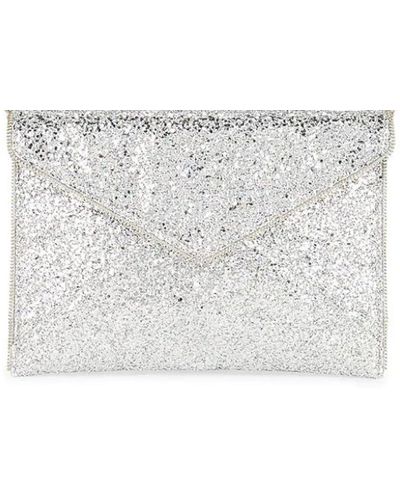 Rebecca Minkoff Leo Envelope Clutch Purse For – Quality Leather Purses For - Metallic