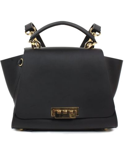 Zac Posen Womens Eartha Iconic Backpack Convertible Top Handle Bag - Black