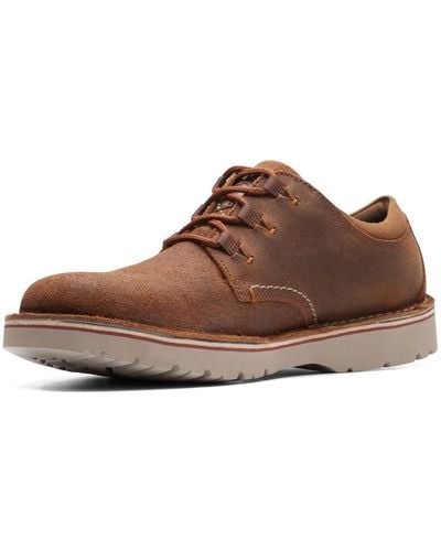Clarks Eastford Low Oxford - Brown