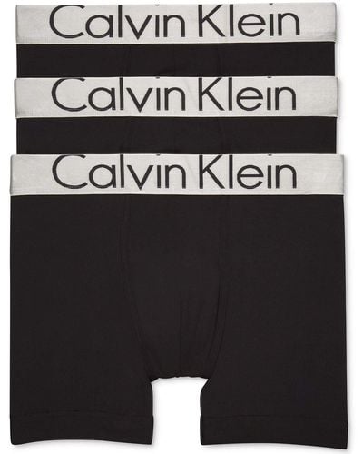 Calvin Klein Steel Micro Boxer Briefs - Black