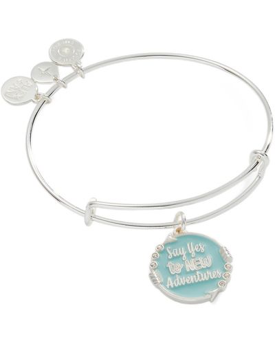 ALEX AND ANI Say Yes To New Adventures Expandable Bangle Bracelet - Blue