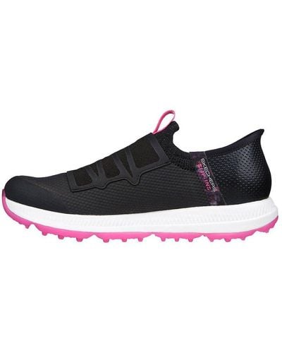 Skechers Goglf 5 Slp S Spikeless Golf Shoes Black/pink 4