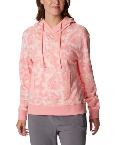 Columbia Slack Water French Terry Hoodie - Pink