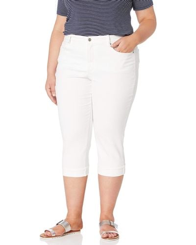 NYDJ Size Marilyn Straight Ankle Jeans | Slimming & Flattering Fit - White