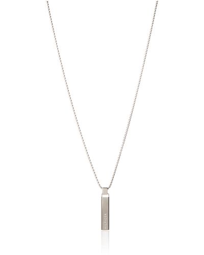 Metallic Tommy Hilfiger Necklaces for Men | Lyst