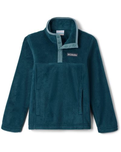 Columbia Youth Steens Mountain 1/4 Snap Fleece Pull-over - Green
