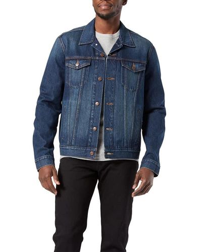 Signature by Levi Strauss & Co. Gold Label Signature Trucker Jacket, - Blue