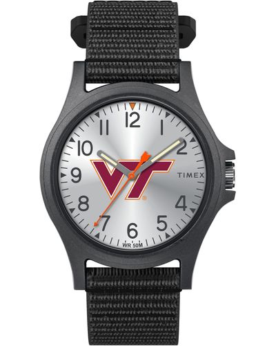 Timex Collegiate Pride 40mm Watch – Virginia Tech Hokies With Black Fastwrap