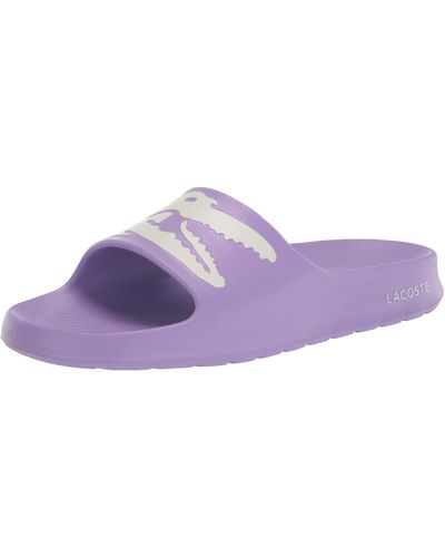 Lacoste Croco Slide Sandal 2.0 - Purple