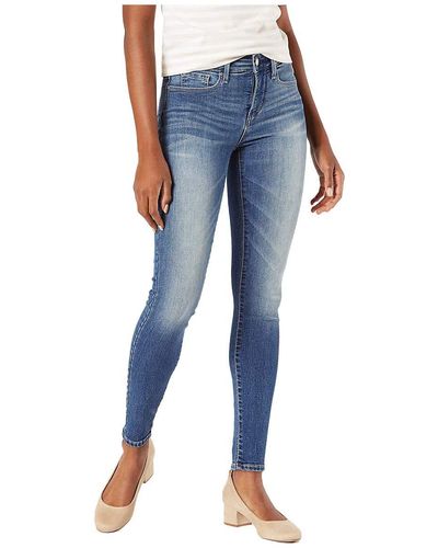 Signature by Levi Strauss & Co. Gold Label Totally Shaping Skinny Jeans - Blue