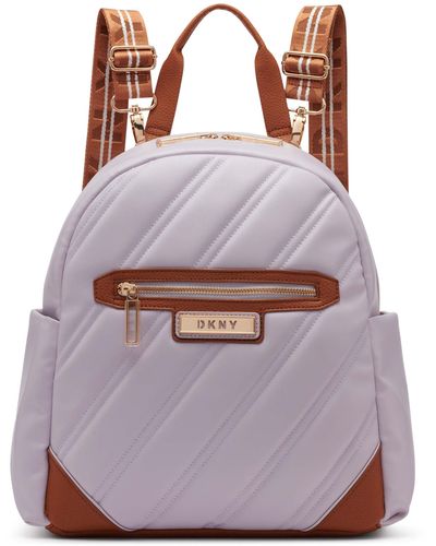 DKNY Backpack Softside Carryon Luggage - Purple