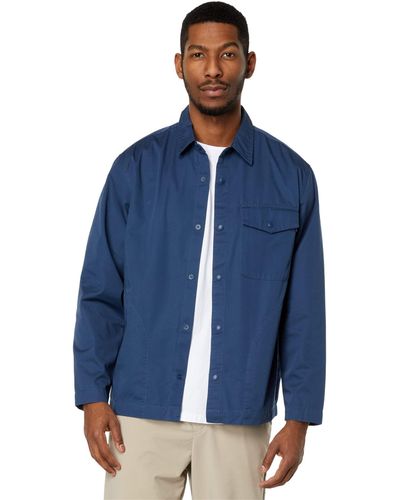 Dockers Regular Fit Shirt Jacket, - Blue