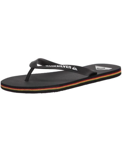 Quiksilver Molokai 3 Point Flip Flop Sandal - Black