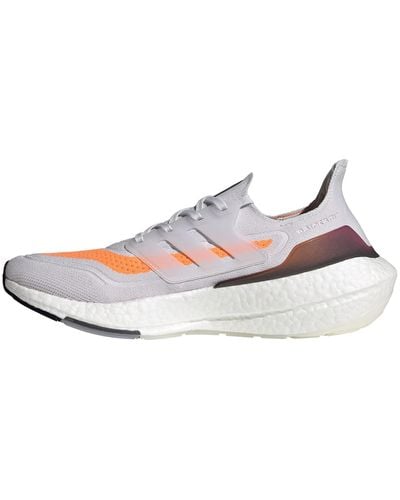 adidas Ultraboost-21 Running Shoes - Gray