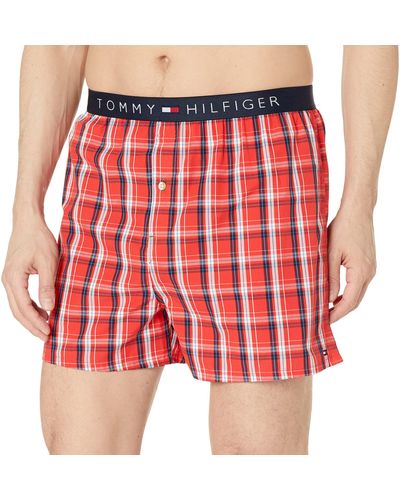 Tommy Hilfiger Fashion Boxers Woven Boxer - Red