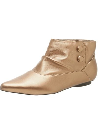 N.y.l.a. Cooper Ankle Boot,bronze,7 M - Multicolor