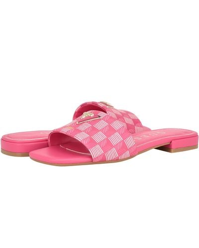 Guess Tamed Flat Sandal - Pink