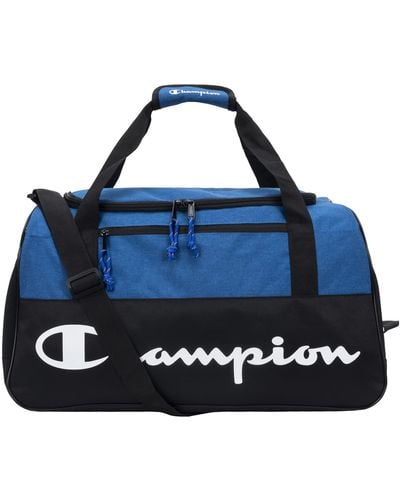 Champion Unisex Adult Logo Duffel Bags - Blue