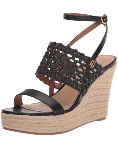 Tommy Hilfiger Wedge sandals Women | Online Sale up to | Lyst