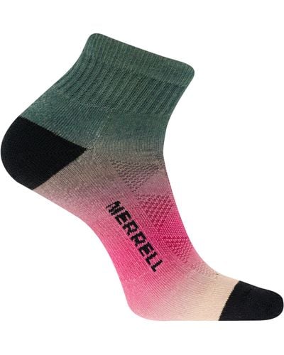 Merrell And Moab Midweight And Breathable Hiking Ankle Sock 1 Pair Pack - Green
