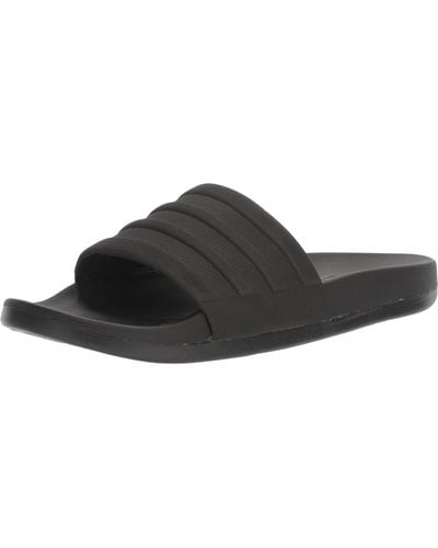 adidas Adilette Comfort Adjustable Slides Sandal - Black