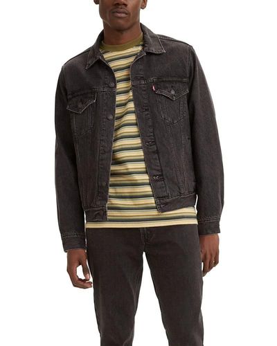 Levi's Vintage Relaxed Lined Trucker Jacket, - Black