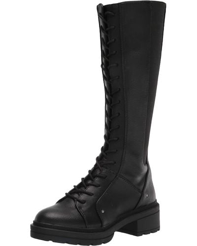 Rocket Dog Issa Nome Pu Over-the-knee Boot - Black