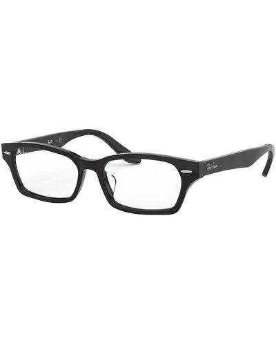 Ray-Ban Rx5344d Rectangular Prescription Eyewear Frames - Black