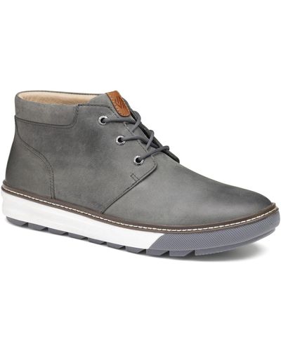 Johnston & Murphy Men's Amherst Lug Knit Chukka Boot - Lightweight Casual Boot With Smart Degree Tech