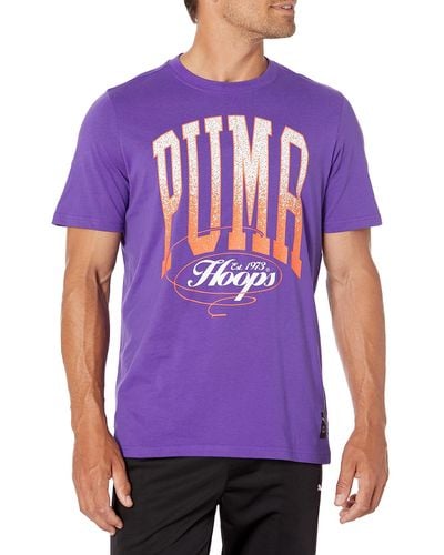 PUMA S Graphics Tee - Purple