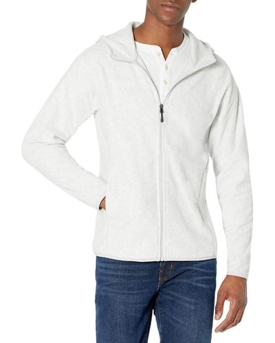 Amazon Essentials Long-sleeve Hooded Full-zip Polar Fleece Jacket - White
