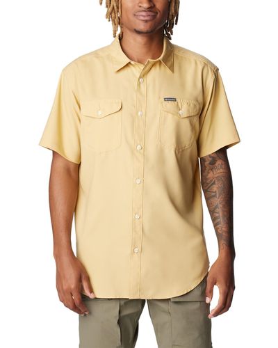 Columbia Utilizer Ii Solid Short Sleeve Shirt - Natural