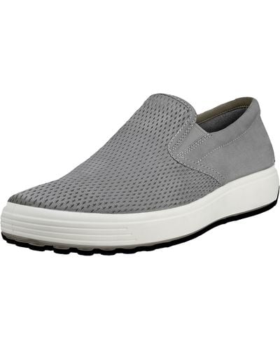 Ecco Soft 7 Slip on 2.0 Sneaker - Grau