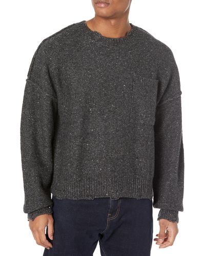 Hudson Jeans Jeans Crew Neck Sweater - Gray