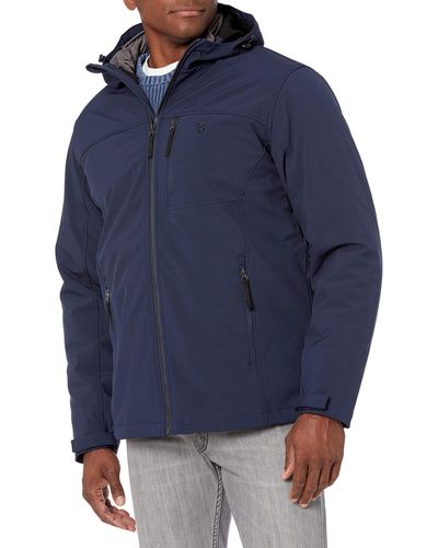 Izod 3-in-1 Soft-shell Systems Jacket - Blue