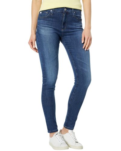 AG Jeans Farrah High Rise Skinny Jean - Blue